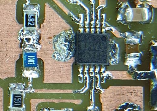 Verlötetes SSOP-Gehäuse mit 0,5mm Pin pitch Verlötetes SSOP-Gehäuse mit 0,5mm Pin pitch